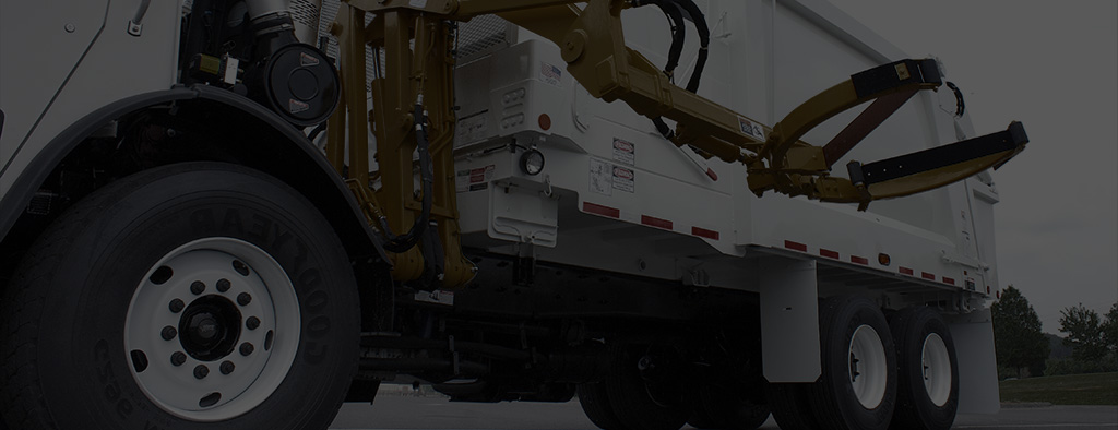 front load garbage truck rental