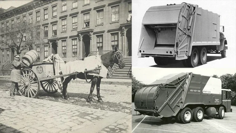 The History of the Rear Loader Garbage Truck
