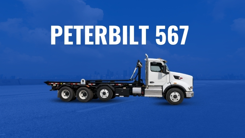 How to Operate a Peterbilt 567 Roll-Off Truck