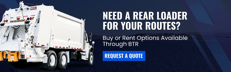 rear loader garbage truck