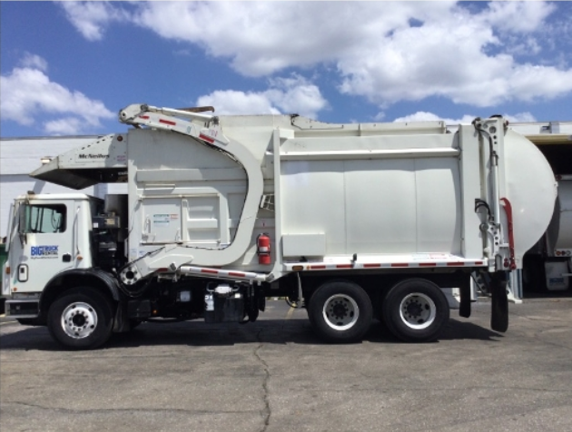 2023 Mack Terrapro 64R McNeilus 4029: Atlantic Front Loader 40 Yd Mack MP7 Front Loader