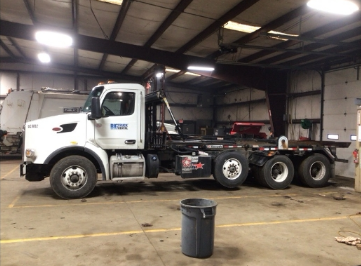 2024 Peterbilt 567 Galbreath U5-OR-174 60k lb 35.5"" Rails Paccar MX-13 Roll Off