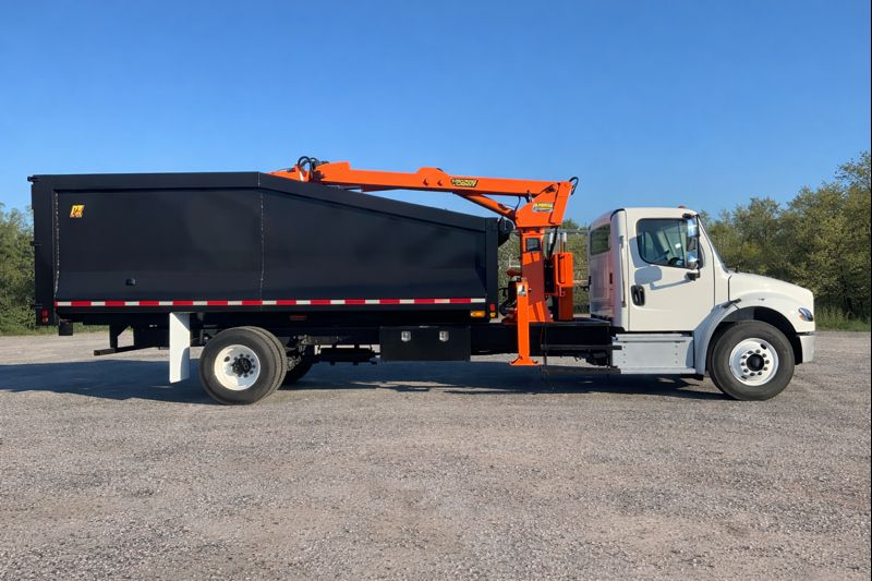2023 Freightliner M2 106 Petersen TL3 Base Loader 30 Yd Cummins B6.7 Grapple Truck