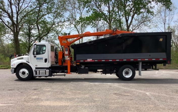 2023 Freightliner M2 106 Petersen TL3 Base Loader 30 Yd Cummins B6.7 Grapple Truck