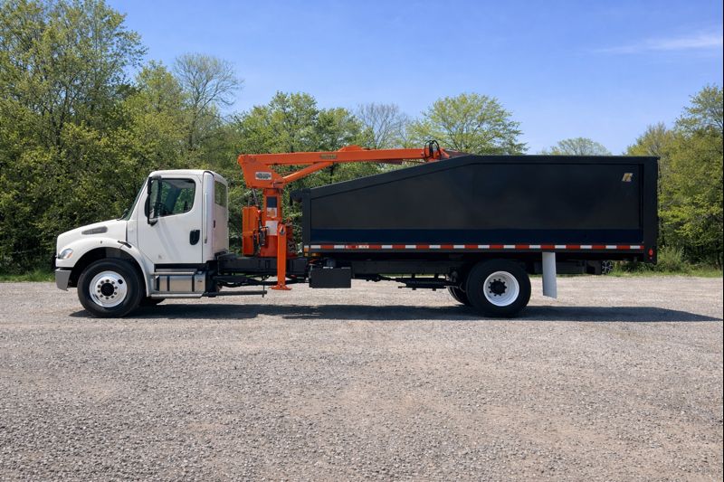 2023 Freightliner M2 106 Petersen TL3 Base Loader 30 Yd Cummins B6.7 Grapple Truck