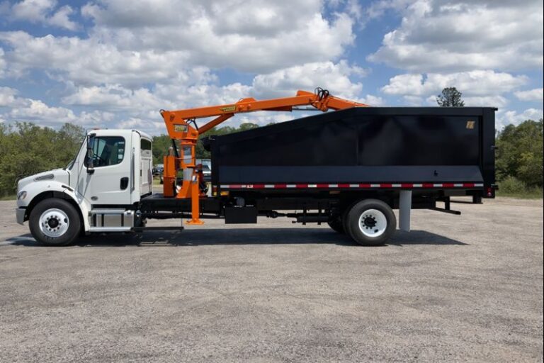 2023 Freightliner M2 106 Petersen TL3 Base Loader 30 Yd Cummins B6.7 Grapple Truck