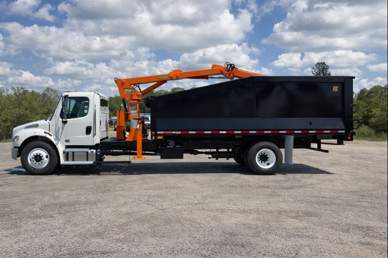 2023 Freightliner M2 106 Petersen TL3 Base Loader 30 Yd Cummins B6.7 Grapple Truck