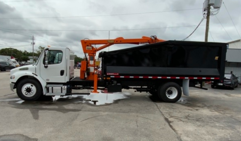 2023 Freightliner M2 106 Petersen TL3 Base Loader 30 Yd Cummins B6.7 Grapple Truck