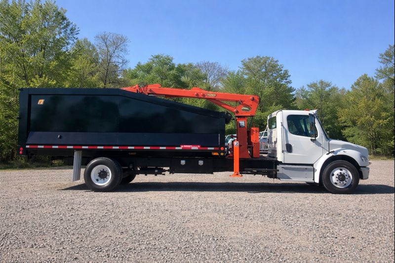 2023 Freightliner M2 106 Petersen TL3 Base Loader 30 Yd Cummins B6.7 Grapple Truck