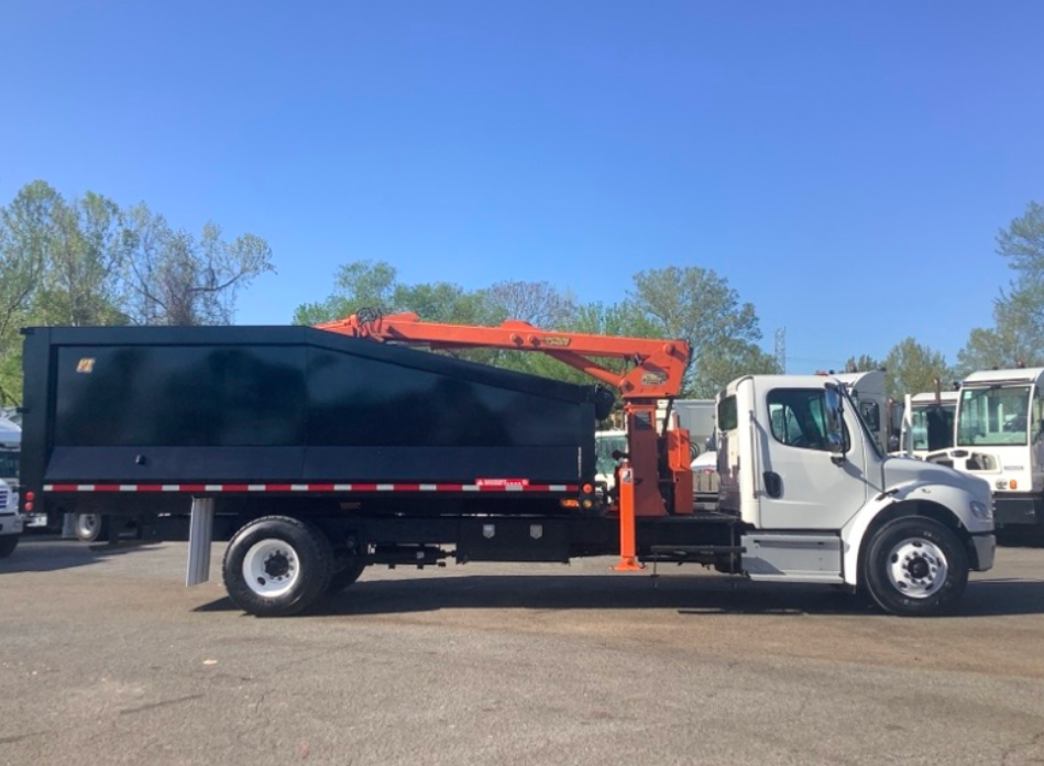 2023 Freightliner M2 106 Petersen TL3 Base Loader 30 Yd Cummins B6.7 Grapple Truck