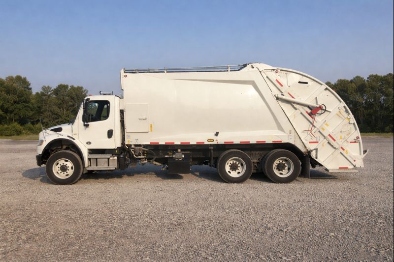 2023 Freightliner M2 106 McNeilus 2516: 3.5HD 25yd Rear Loader 25 Yd Cummins L9 Rear Loader
