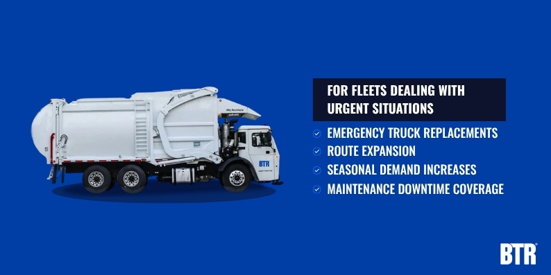 How Fast Can a Garbage Truck Rental Be Ready?