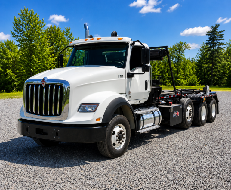 2024 International HX620 Galbreath U5-OR-174 60k lb 35.5" Rails Cummins X15 Roll Off