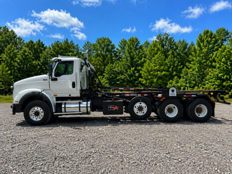 2024 International HX620 Galbreath U5-OR-174 60k lb 35.5" Rails Cummins X15 Roll Off