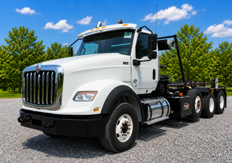 2024 International HX620 Galbreath U5-OR-174 60k lb 35.5" Rails Cummins X15 Roll Off