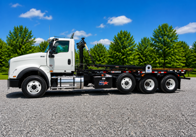 2024 International HX620 Galbreath U5-OR-174 60k lb 35.5" Rails Cummins X15 Roll Off