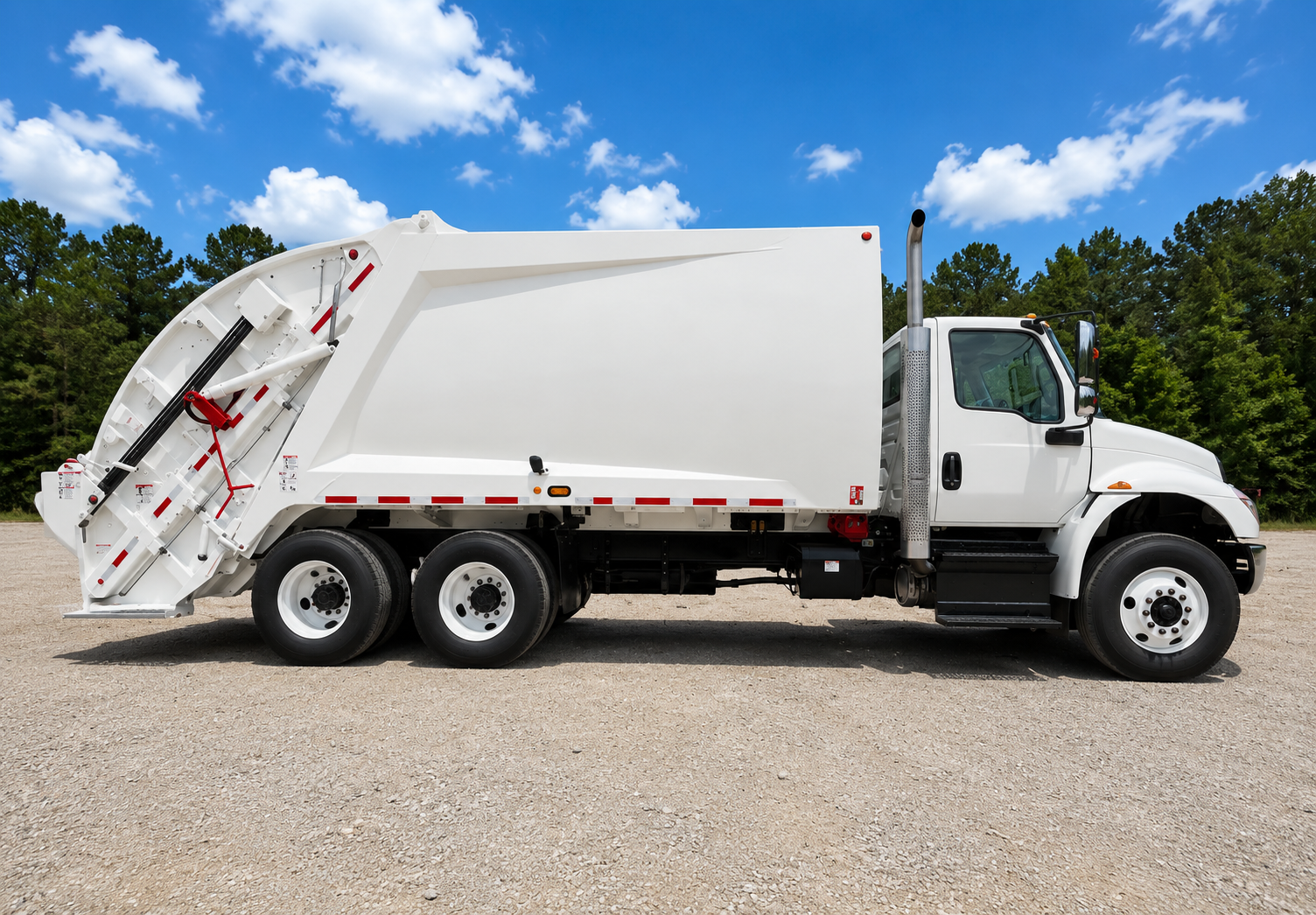 2023 International HV607 McNeilus 2511: HD 25yd Rear Loader 25 Yd Cummins L9 Rear Loader
