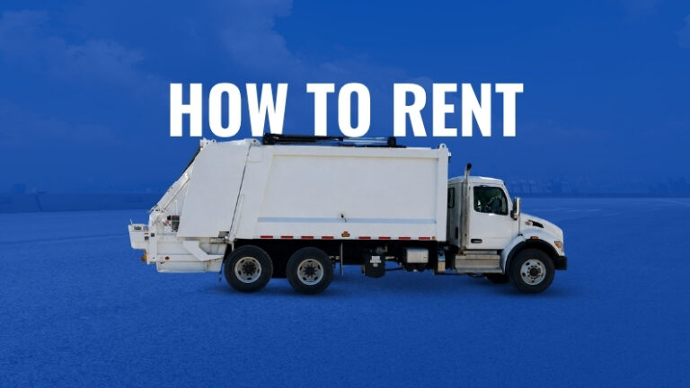 How to Rent a Garbage Truck