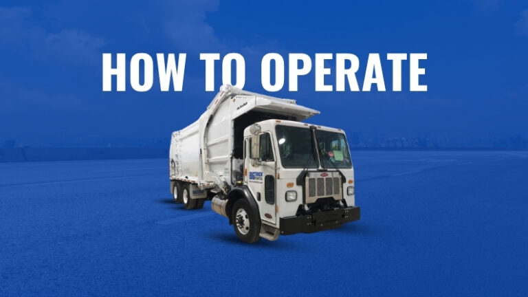 How to Operate a Front Loader Garbage Truck