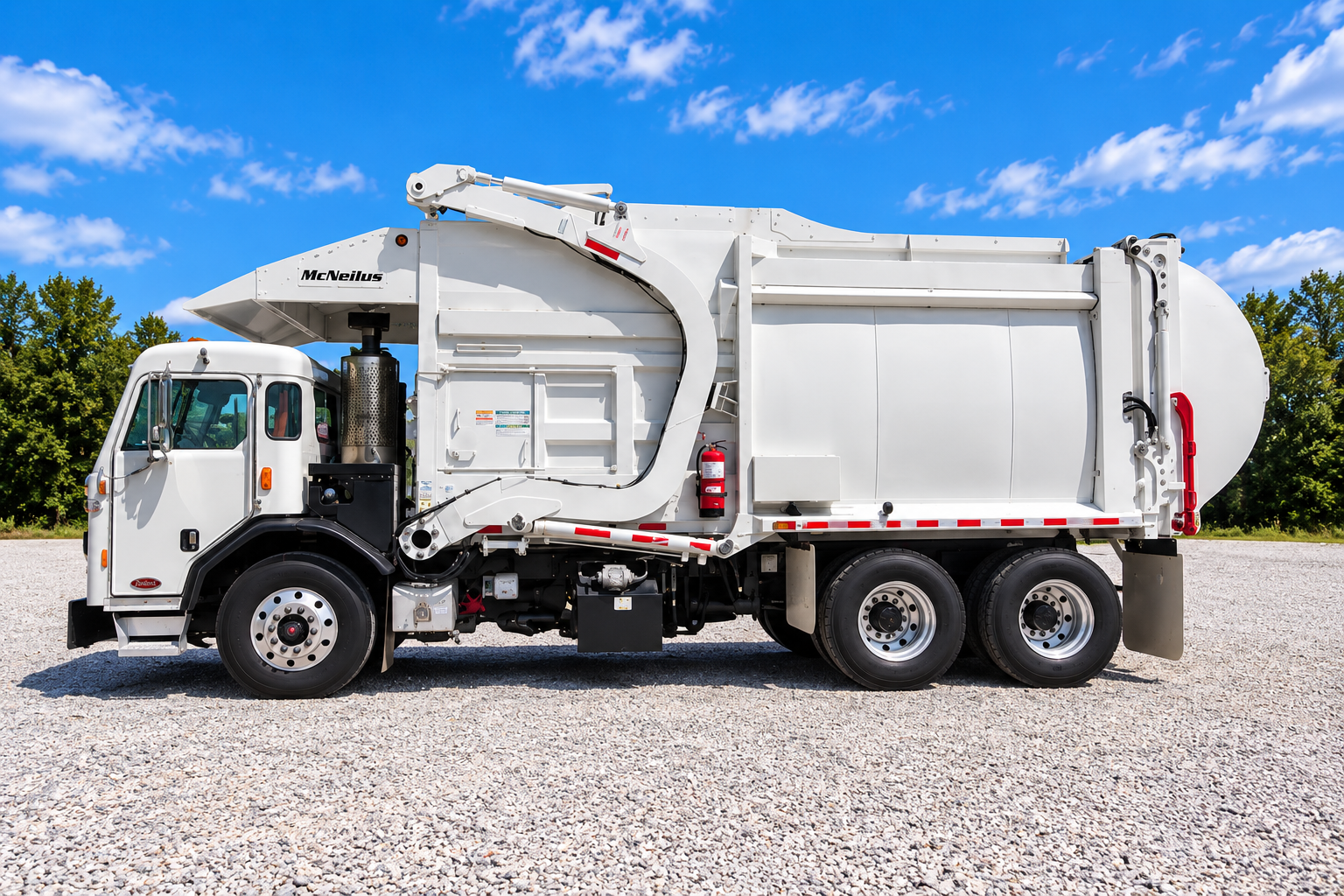 Front Loader gabrgae truck available to purchase