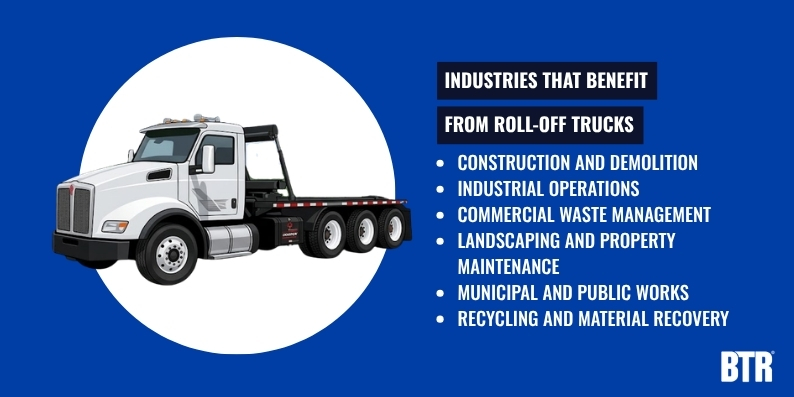 Industries That Benefit From Roll-Off Trucks
