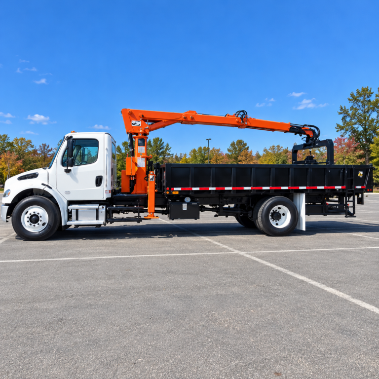Equipment Trcuk in Parking Lot
